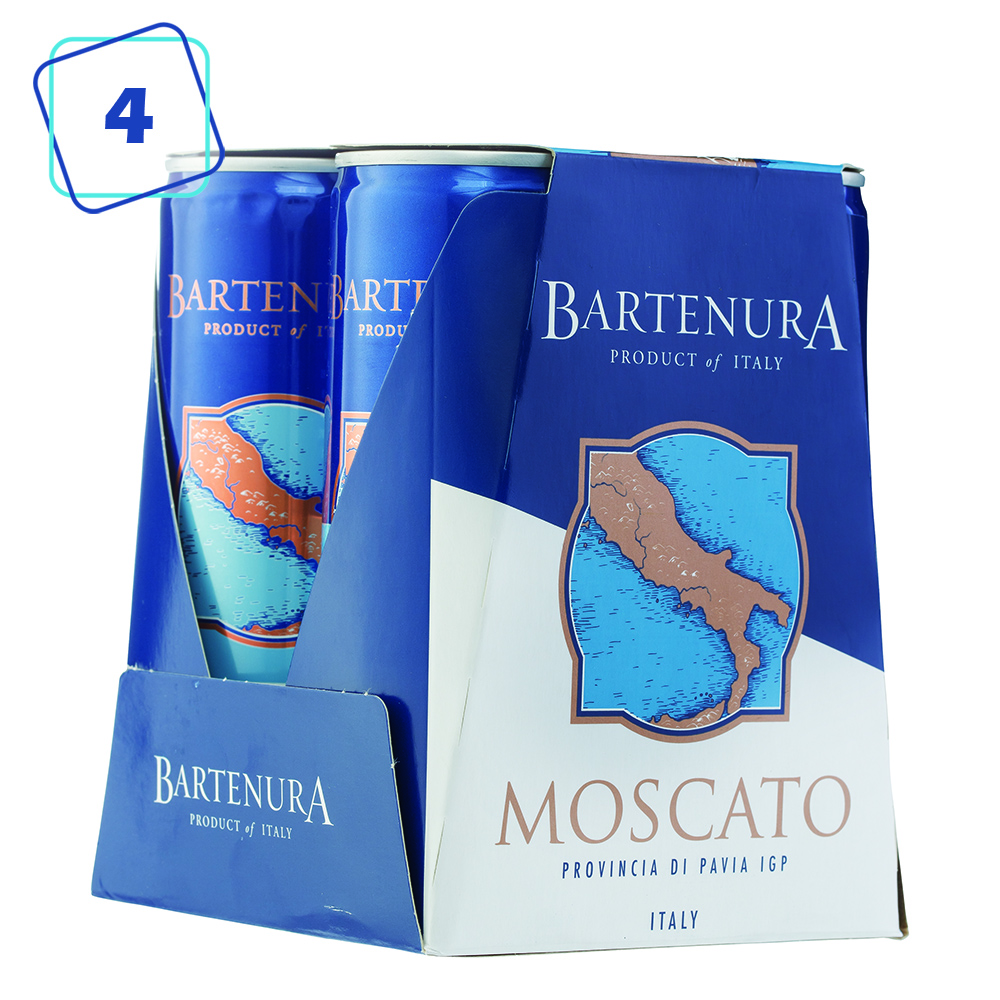 Bartenura White Moscato  4 pack