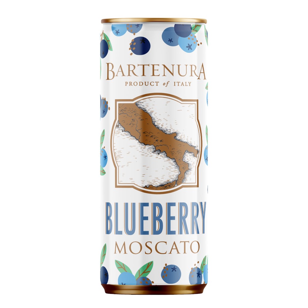 Bartenura Blueberry Moscato Can