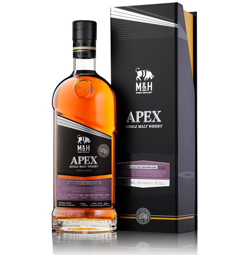 Milk & Honey Apex Peated Fort Red Wine Cask